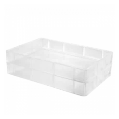 Caisse Pleine 600 X 400 X 90 Mm 15 L - Translucide -Outils De Stockage caisse pleine 600 x 400 x 90 mm 15 l translucide 2