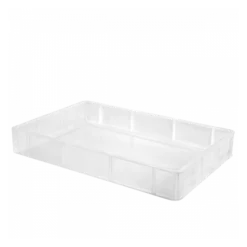 Caisse Pleine 600 X 400 X 90 Mm 15 L - Translucide