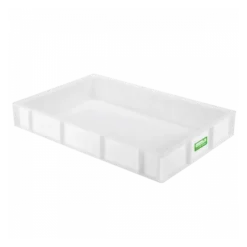 Caisse Pleine Biosourcée 600 X 400 X 90 Mm 15 L - Blanc