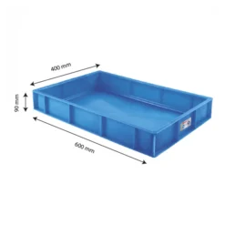 Caisse Pleine Gilactiv® 600 X 400 X 90 Mm 15 L - Bleu 5 Caisse Pleine Gilactiv® 600 X 400 X 90 Mm 15 L - Bleu -Outils De Stockage caisse pleine gilactiv 600 x 400 x 90 mm 15 l bleu 2