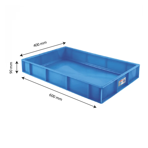 Caisse Pleine Gilactiv® 600 X 400 X 90 Mm 15 L - Bleu 3 Caisse Pleine Gilactiv® 600 X 400 X 90 Mm 15 L - Bleu – Image 3