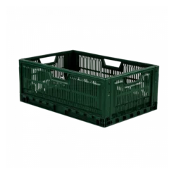 Caisse Pliable Empilable 600 X 400x 235 Mm 47 L - Vert