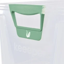 Keeeper Caisse Plastique Empilable Translucide 20 Litres 9 Keeeper Caisse Plastique Empilable Translucide 20 Litres -Outils De Stockage caisse translucide 20 litres 4