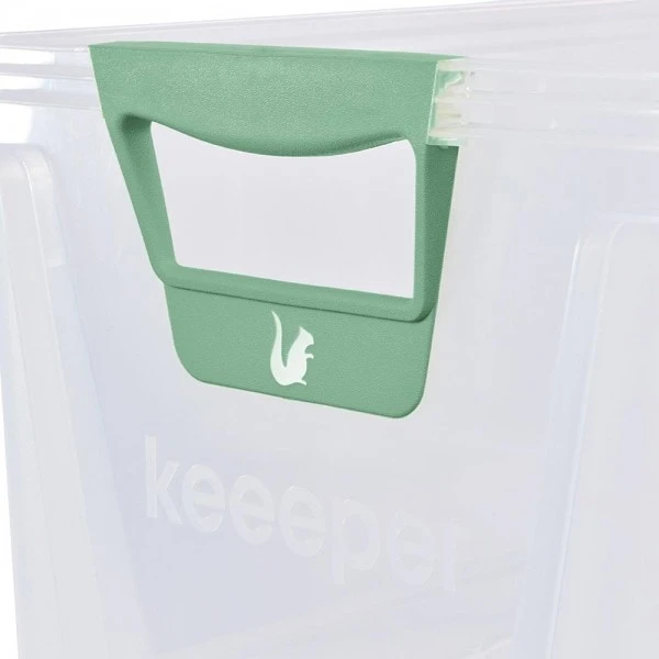 Keeeper Caisse Plastique Empilable Translucide 20 Litres 5 Keeeper Caisse Plastique Empilable Translucide 20 Litres – Image 5