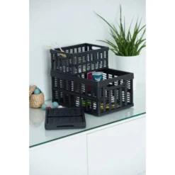 Casier Pliant En Plastique Recyclé 11,5 Litres 7 Casier Pliant En Plastique Recyclé 11,5 Litres -Outils De Stockage casier pliant en plastique recycle 115 litres 3