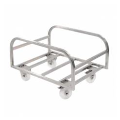 Chariot Inox Pour Bac Grand Volume 100 L