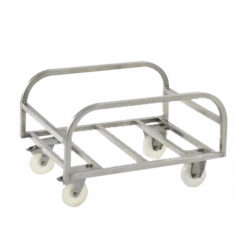 Chariot Inox Pour Bac Grand Volume 170 L