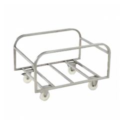 Chariot Inox Pour Bac Grand Volume 310 L