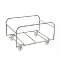 Chariot Inox Pour Bac Grand Volume 500 L