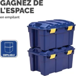 Fellowes Coffre De Rangement En Plastique Solide 40 Litres -Outils De Stockage coffre de rangement en plastique solide 40 litres 4
