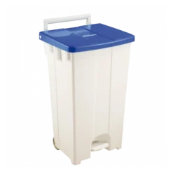 Collecteur à Pédale 100 L - Couvercle Bleu