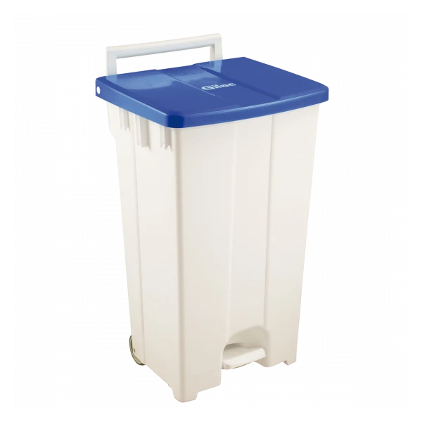 Collecteur à Pédale 100 L - Couvercle Bleu 1 Collecteur à Pédale 100 L - Couvercle Bleu