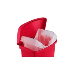 Rubbermaid Collecteur Déchets à Pédale Slim Jim 68 Litres -Outils De Stockage collecteur dechets a pedale slim jim 68 litres 3