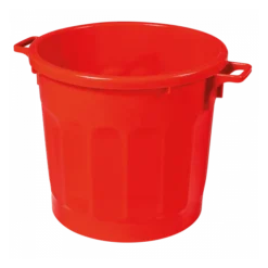 Conteneur Alimentaire Rond HACCP 75 L - Rouge