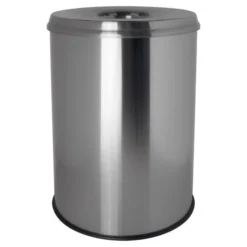 Corbeille à Papier En Inox Anti Feu 15 Litres