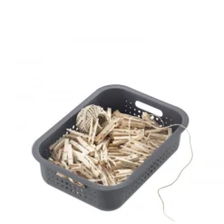 Corbeille En Plastique Recyclé Pour Salle De Bain 6 Litres -Outils De Stockage corbeille de rangement en plastique recycle 6 l smarstore 2