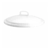 Couvercle Avec Poignée Pour Poubelle Ronde Tri Sélectif 50 L - Blanc