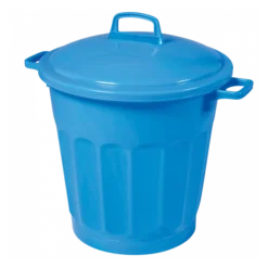 Couvercle Avec Poignée Pour Poubelle Ronde Tri Sélectif 50 L - Bleu -Outils De Stockage couvercle avec poignee pour poubelle ronde tri selectif 50 l bleu 2
