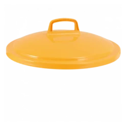 Couvercle Avec Poignée Pour Poubelle Ronde Tri Sélectif 50 L - Jaune
