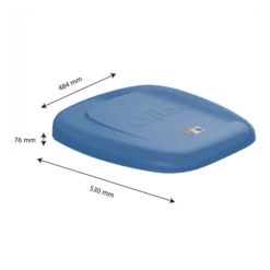 Couvercle Gilactiv® Pour Support Sac 120 L - Bleu -Outils De Stockage couvercle gilactiv pour support sac 120 l bleu 1