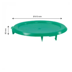 Outils De Stockage -Outils De Stockage couvercle plat pour conteneur alimentaire haccp 75 l vert 1