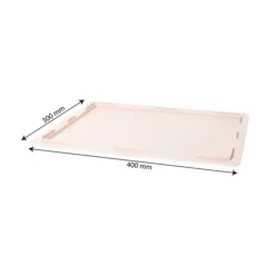 Couvercle Pour Demi Bac à Pâtons 400 X 300 X 30 Mm - Rose Poudré -Outils De Stockage couvercle pour demi bac a patons 400 x 300 x 30 mm rose poudre 2