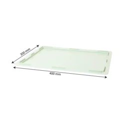 Couvercle Pour Demi Bac à Pâtons 400 X 300 X 30 Mm - Vert Amande -Outils De Stockage couvercle pour demi bac a patons 400 x 300 x 30 mm vert amande 2