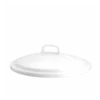 Couvercle Pour Poubelle Ronde Tri Sélectif 75 L - Blanc
