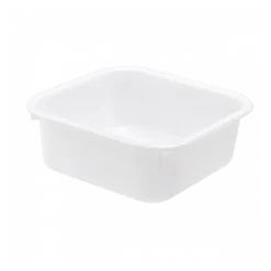 Cuvette Carrée 10 L - Blanc