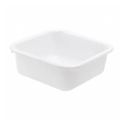 Cuvette Carrée 12 L - Blanc