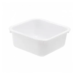 Cuvette Carrée 7 L - Blanc