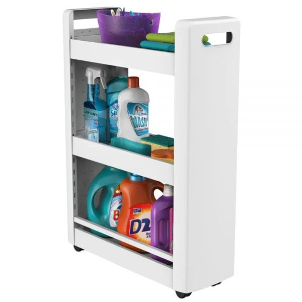 EDA Desserte à Roulettes 3 Tablettes Moderne 3 EDA Desserte à Roulettes 3 Tablettes Moderne – Image 3