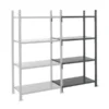 Rayonnage Charges Lourdes Kit Suivant 4 étagères En Tôle 2000x1010x1000 Mm Fliplus