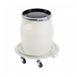 Fût 30 L + Genouillère Métal + Couvercle - Blanc -Outils De Stockage fut 30 l genouillere metal couvercle blanc 2