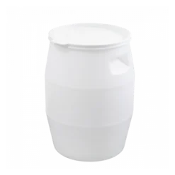 Fût 50 L + Couvercle Languette - Blanc