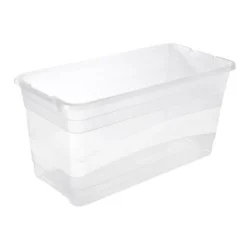 Keeeper Grande Boîte De Rangement Transparente 83 Litres -Outils De Stockage grande boite de rangement transparente a jouet 83 l cornelia keeeper 3