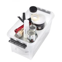 Grande Caisse De Rangement à Roulettes 70 Litres -Outils De Stockage grande caisse de rangement 70 l a roulettes classic 70 smartstore 2