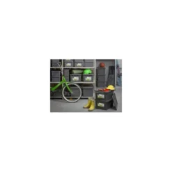 Grande Caisse Plastique Avec Couvercle 70 Litres -Outils De Stockage grande caisse de rangement garage 70 l avec couvercle smartstore 2