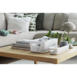 Grande Panière De Rangement élégante Taille L -Outils De Stockage grande paniere de rangement elegante taille l 2