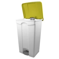 3 Grandes Poubelles Professionnelles à Pédale Solide -Outils De Stockage grande poubelle professionnelle a pedale en plastique solide 2