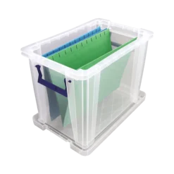 Fellowes Lot De 4 Boîtes De Rangement Professionnelles 2 X 5,5 L / 1 X 10 L / 1 X 18,5 L -Outils De Stockage lot 4 boites professionnelles 2