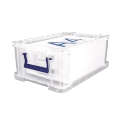 Fellowes Lot De 4 Boîtes De Rangement Professionnelles 2 X 5,5 L / 1 X 10 L / 1 X 18,5 L -Outils De Stockage lot 4 boites professionnelles 3