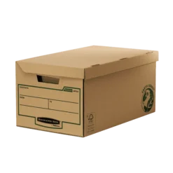 Fellowes Lot De 10 Boîtes D'Archivage En Carton Recyclé Superposables -Outils De Stockage lot de 10 boites d archivage en carton recycle superposables 2