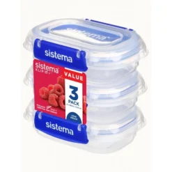 Sistema Lot De 3 Boîtes Alimentaires Hermétiques 180 Ml