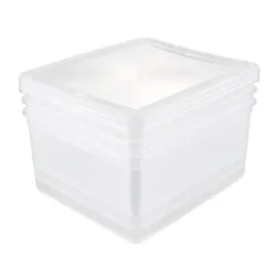 Keeeper Lot De 3 Boîtes Spéciales Chaussures Vêtements -Outils De Stockage lot de 3 boites de rangement 18 l chaussures vetements bea keeeper 2