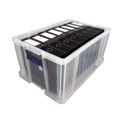 Fellowes Lot De 3 Caisses De Rangement Professionnel Avec Couvercle -Outils De Stockage lot de 3 caisses de rangement professionnel avec couvercle prostore fellowes 2