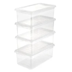 Keeeper Lot De 4 Boîtes Pour Vêtements 5,6 Litres