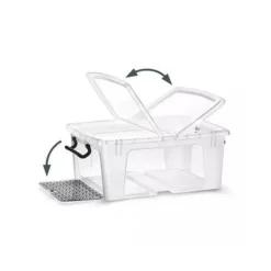 CEP Lot De 5 Boîtes à Jouets Ouverture Devant 5 X 20 Litres