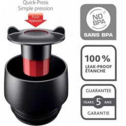 Grand Mug Isotherme 0,5 Litre Travel Mug Wave Emsa -Outils De Stockage mug isotherme 05 litre travel mug wave grande emsa 2