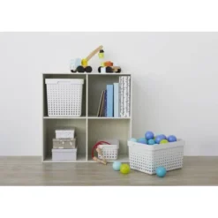 Panier De Rangement En Plastique Recyclé L -Outils De Stockage panier de rangement en plastique recycle seoul basket l plast team 2